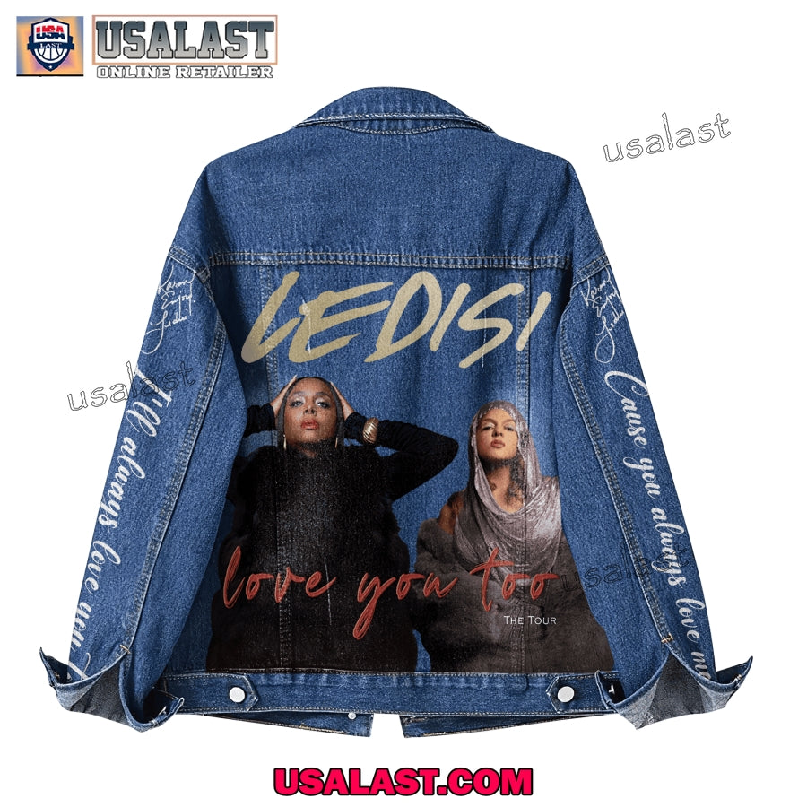 Ledisi Love You Too 2025 Tour Denim Jacket