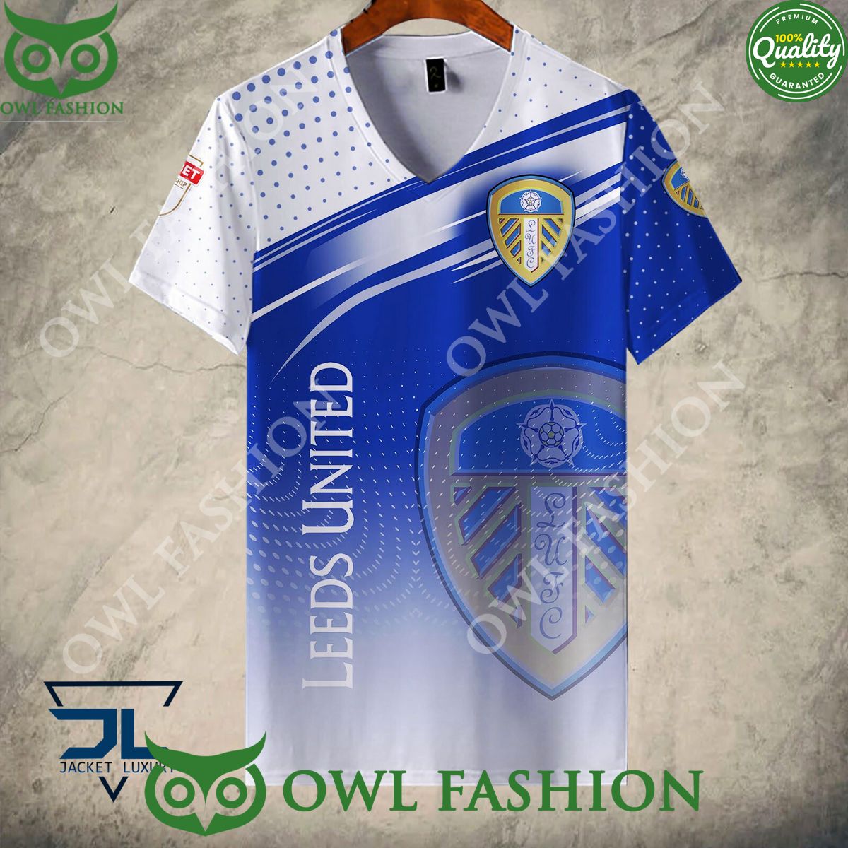 Leeds United F.C Football Club Logo Hoodie Shirt 2024