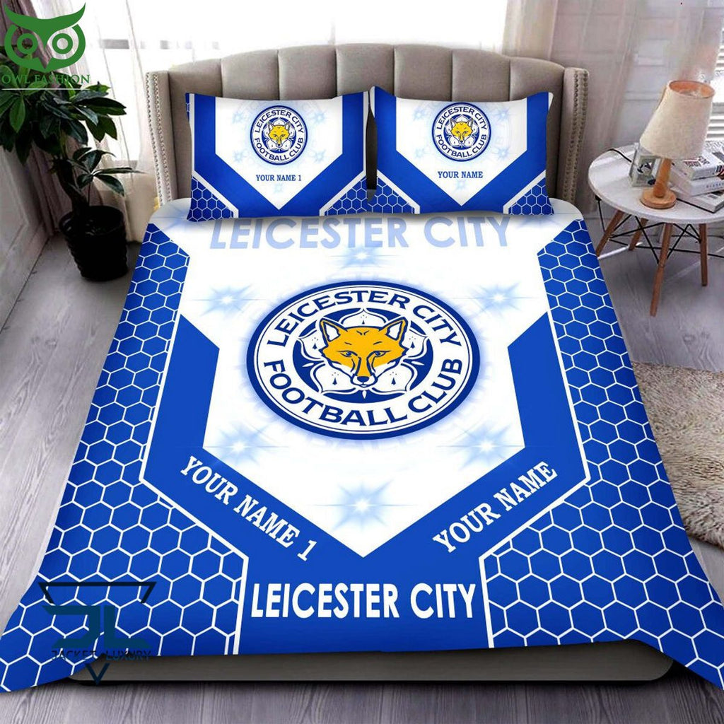 Leicester City F.C EFL Champion Customized Bedding Set