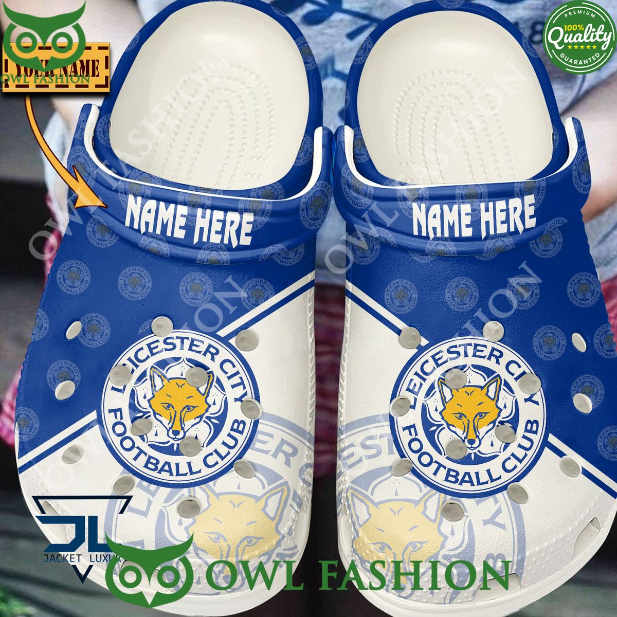 Leicester City F.C League One Custom EFL Football Team Croc