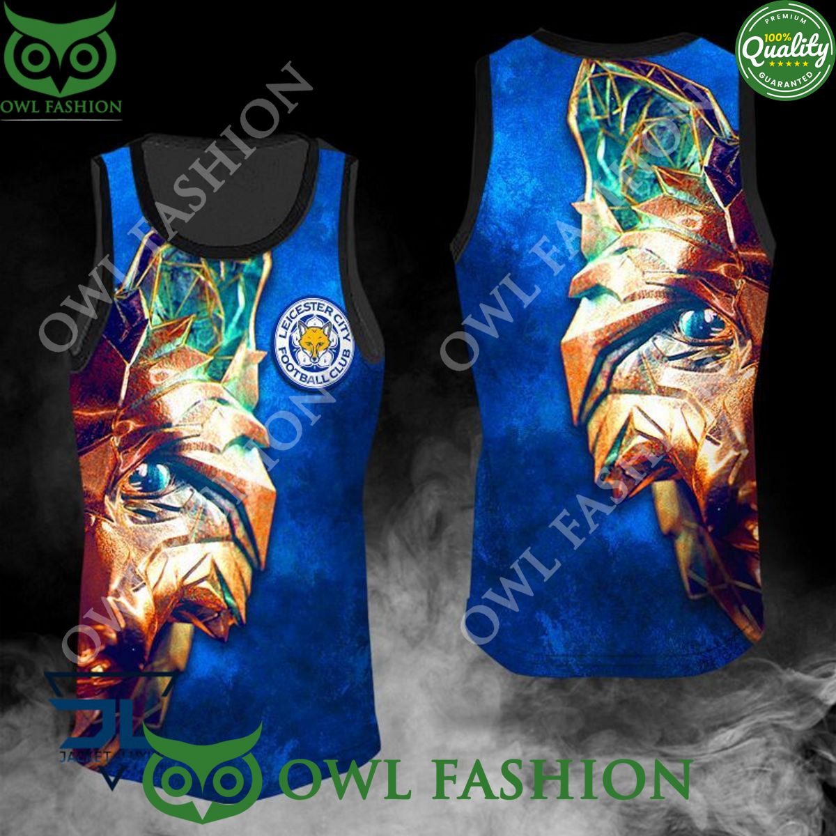 Leicester City FC Diamond Wolf Football 3d hoodie
