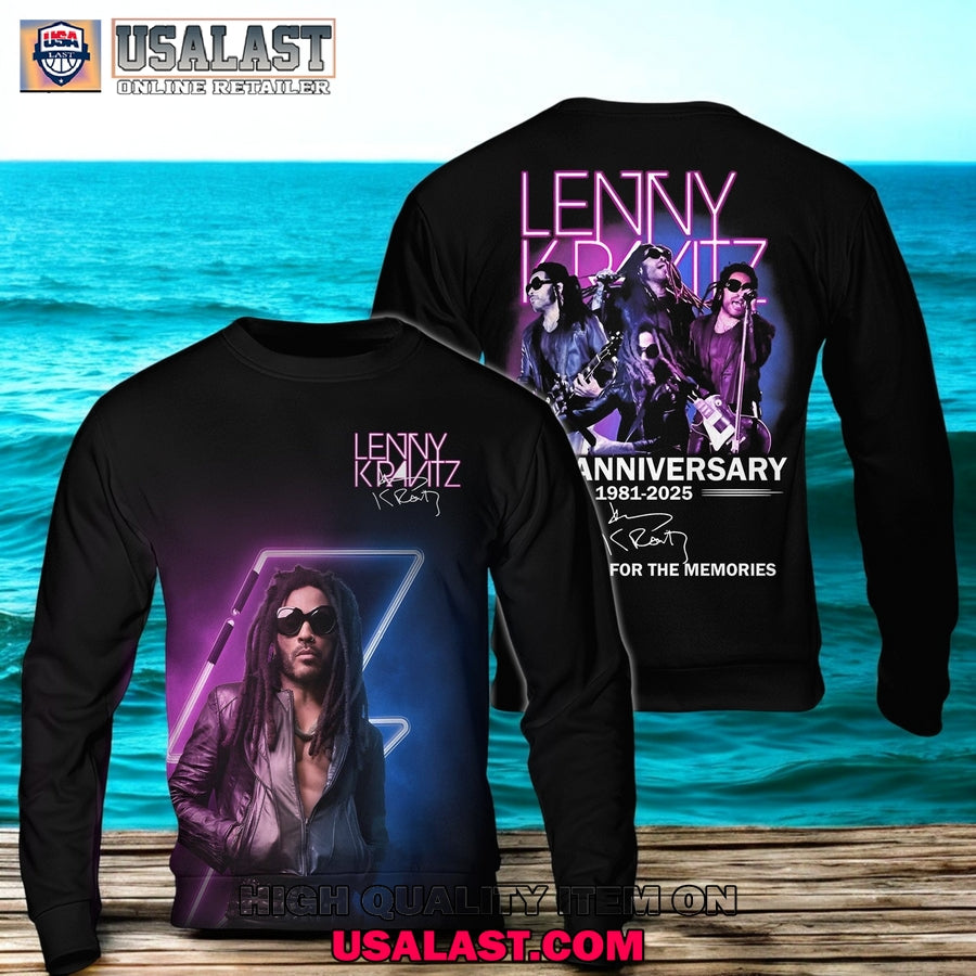 Lenny Kravitz 44th Anniversary 1981-2025 3D Shirt
