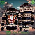 Let’s Get Merry Christmas Gift Ugly Christmas Sweater Jumper Xmas Holiday