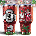Lets go Buckeyes Ohiostate Football Xmas Tumbler
