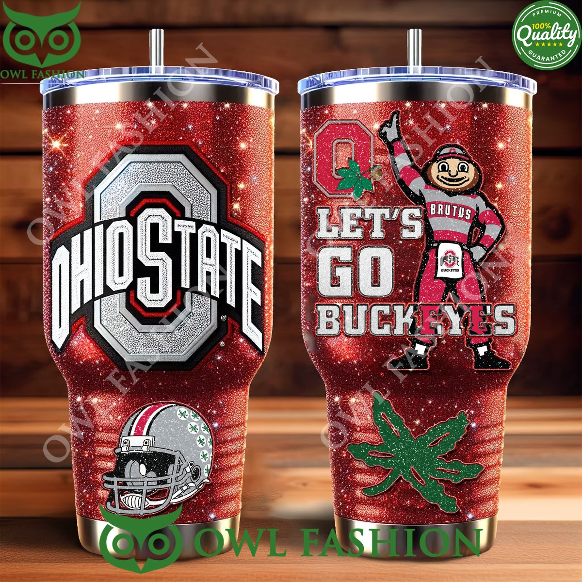 Lets go Buckeyes Ohiostate Football Xmas Tumbler