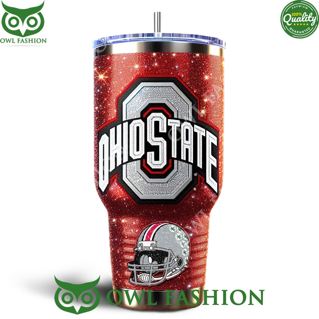 Lets go Buckeyes Ohiostate Football Xmas Tumbler