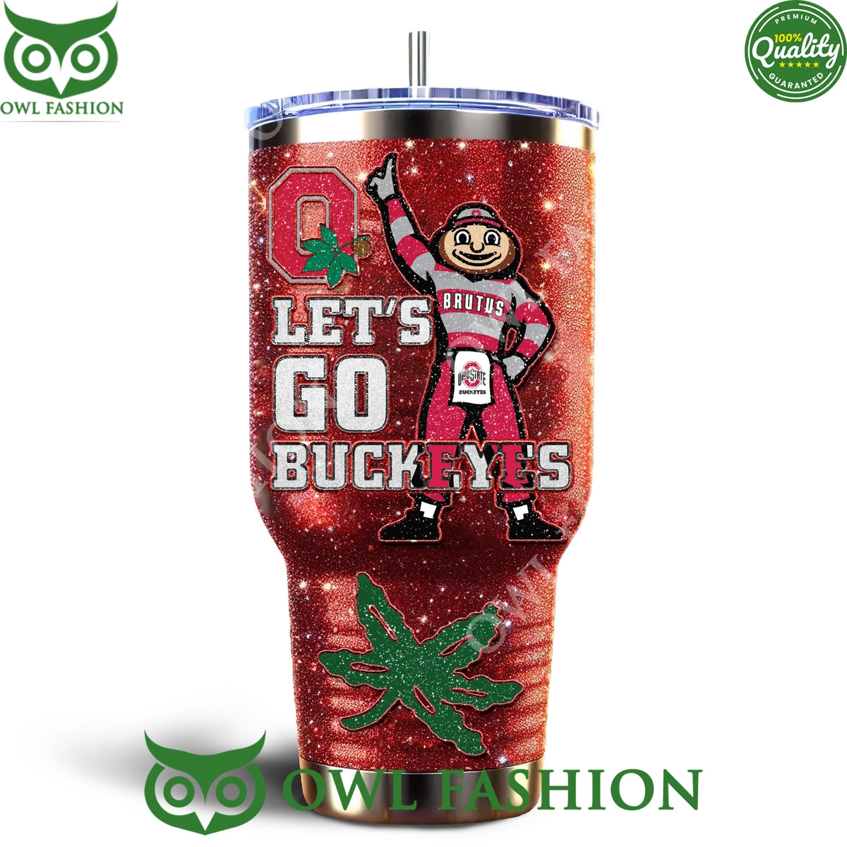 Lets go Buckeyes Ohiostate Football Xmas Tumbler