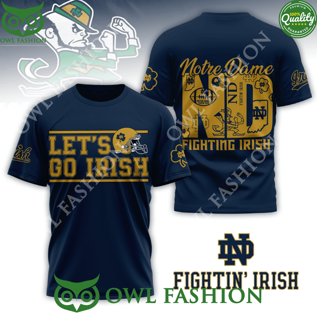 Lets Go Irish Notre Dame Fighting Irish t shirt