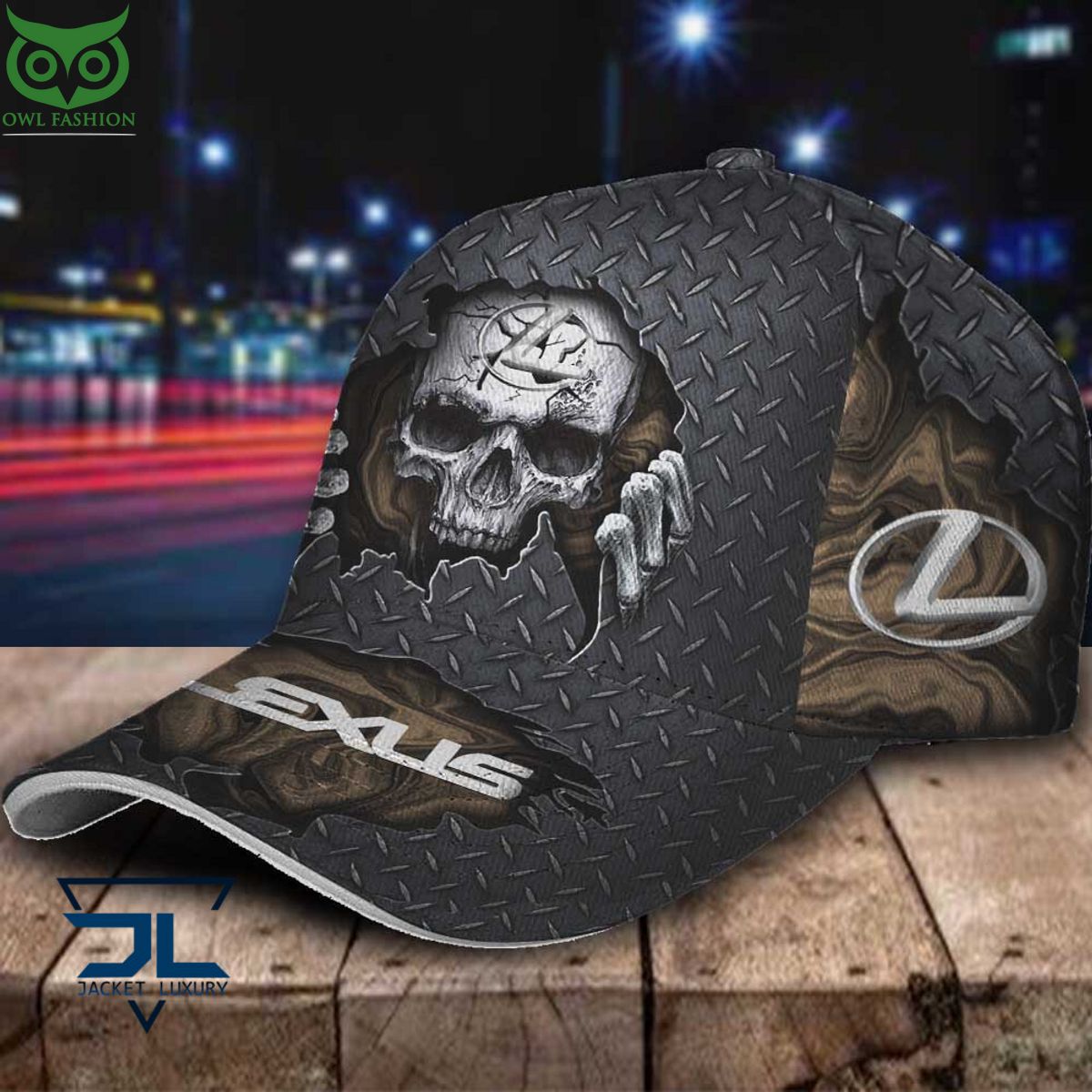 Lexus Car Skull Metal New Classic Cap
