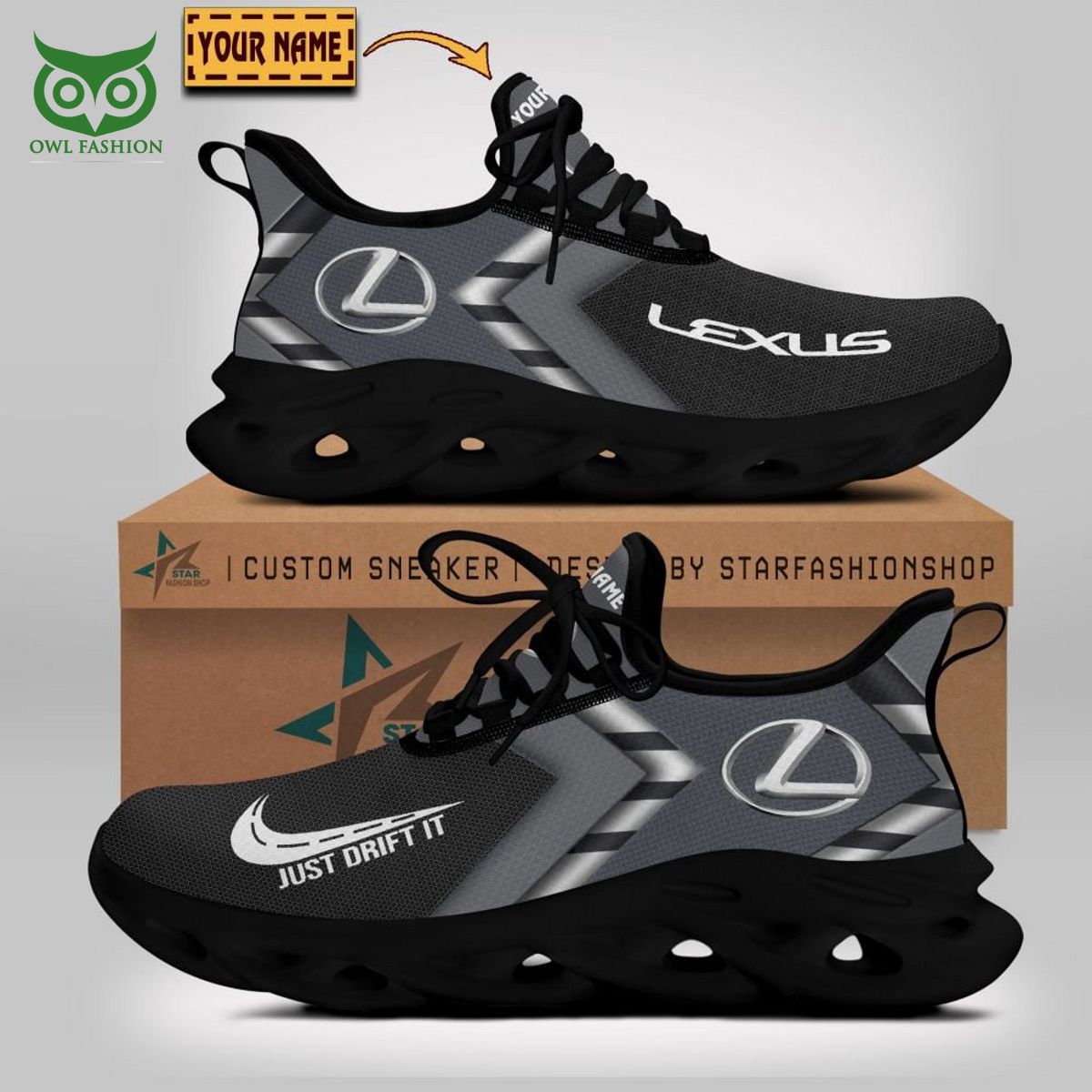 Lexus Famous Motor Brand Customized Max Soul Shoes