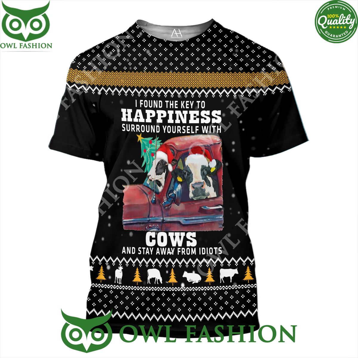 Life with Cows Premium Ugly Sweater