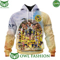LIGA MX Club America Special Tricampeones Custom name number 3d hoodie