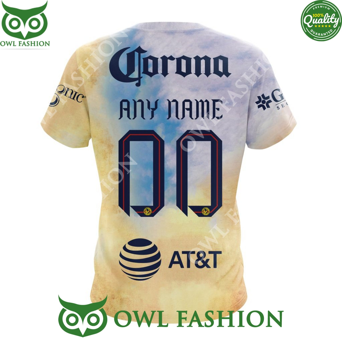 LIGA MX Club America Special Tricampeones Custom name number 3d hoodie