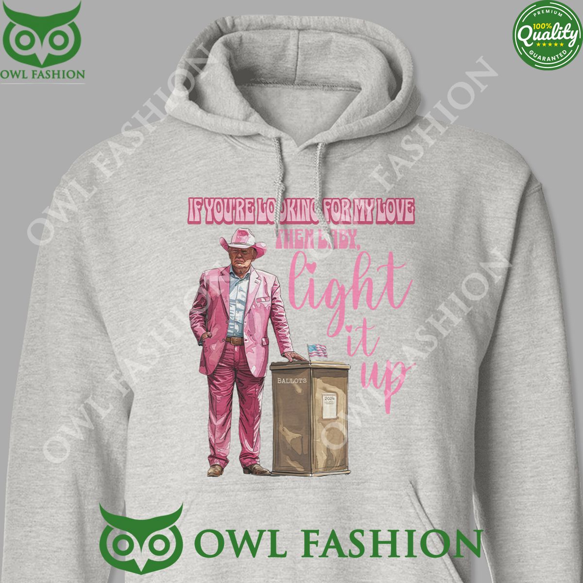 Light It Up Trump pink you re looking for my love t shirt