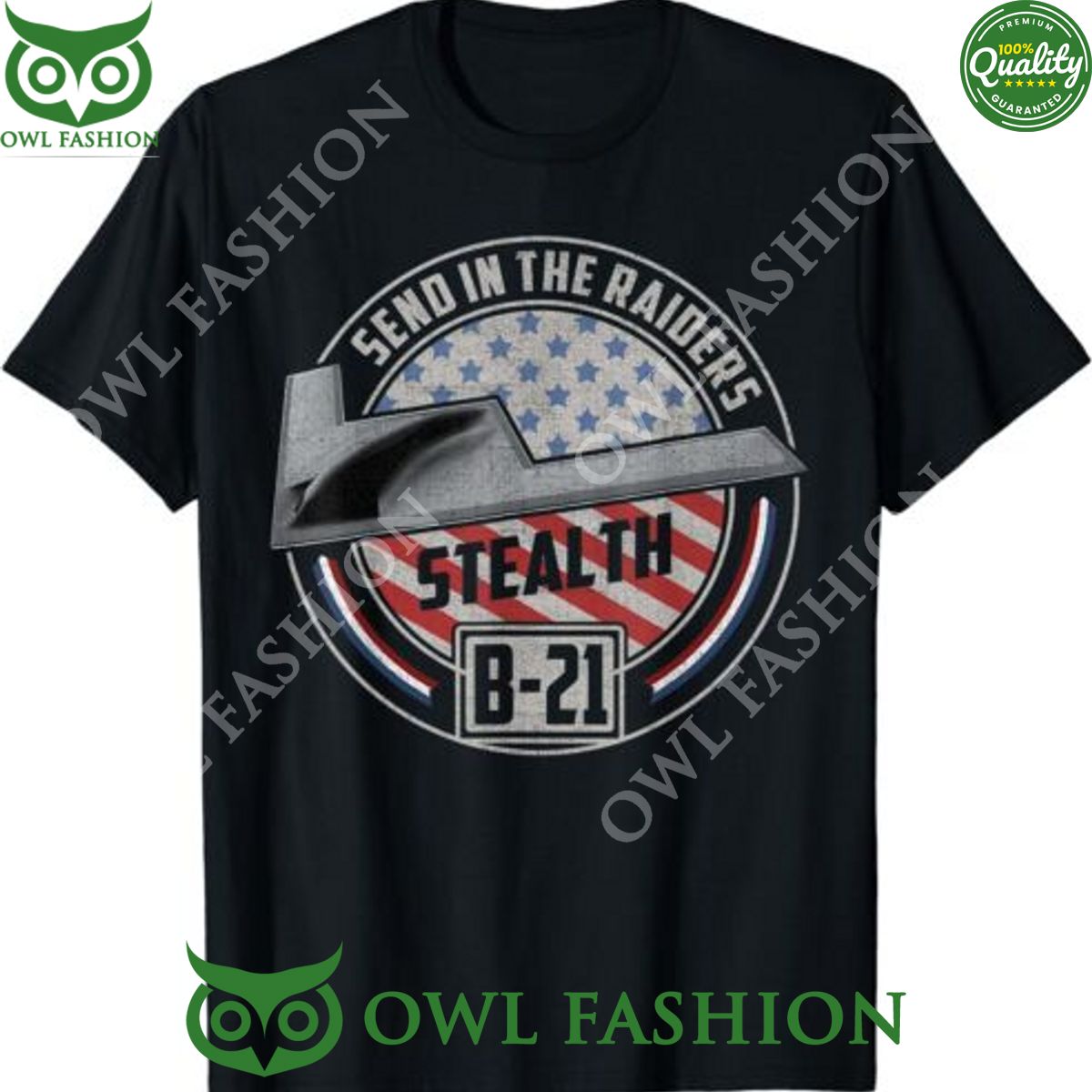 Limited B 21 raider stealth bomber aircraft Military t shirt
