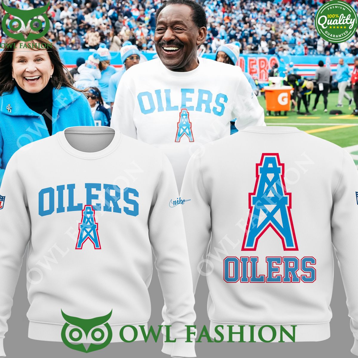 Limited Billy White Johnson Tennessee Titans Football Team Ugly Sweater