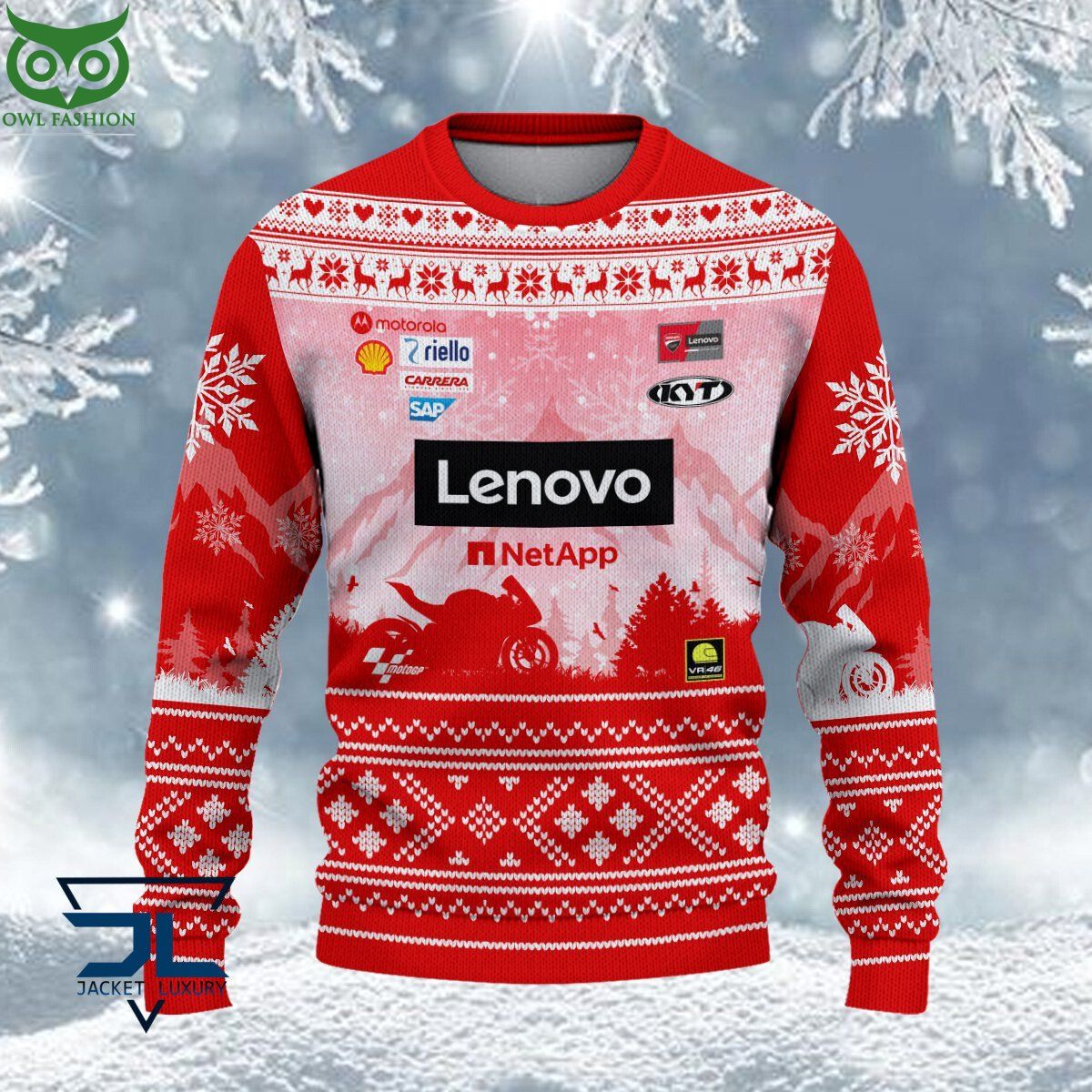 Limited Ducati Lenovo Team Ugly Sweater