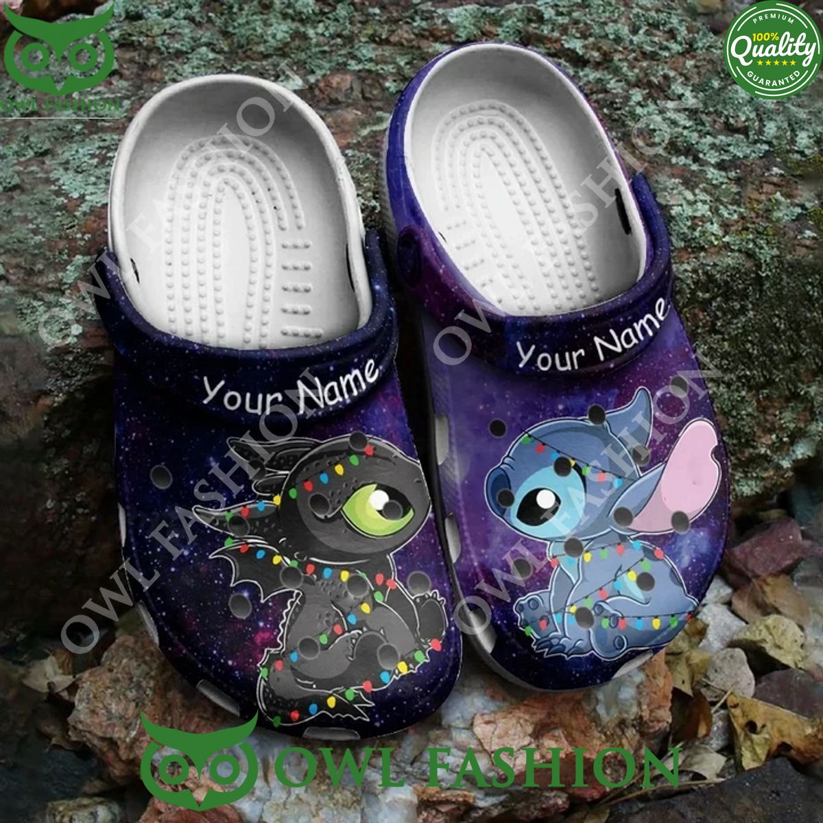 Limited Edition Stich Lights Galaxy Croc