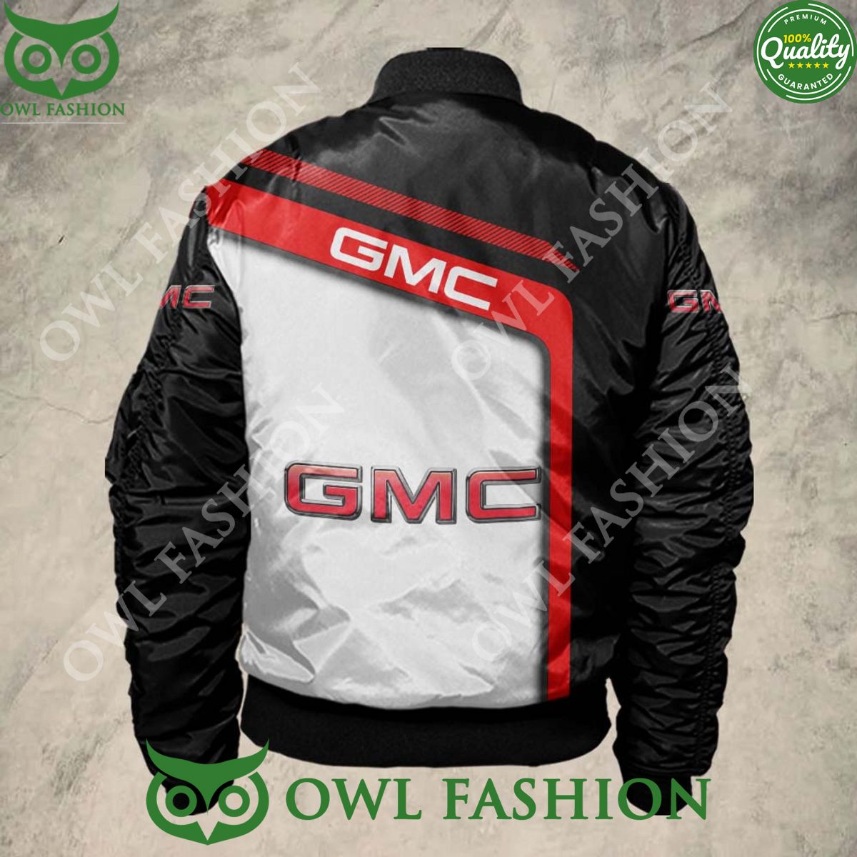 Limited GMC Car Logo Brand 3D Bomber Jacket
