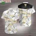 Limited Guinness Hawaiian Shirt Tropical Leaves Gift For Beer Lovers
