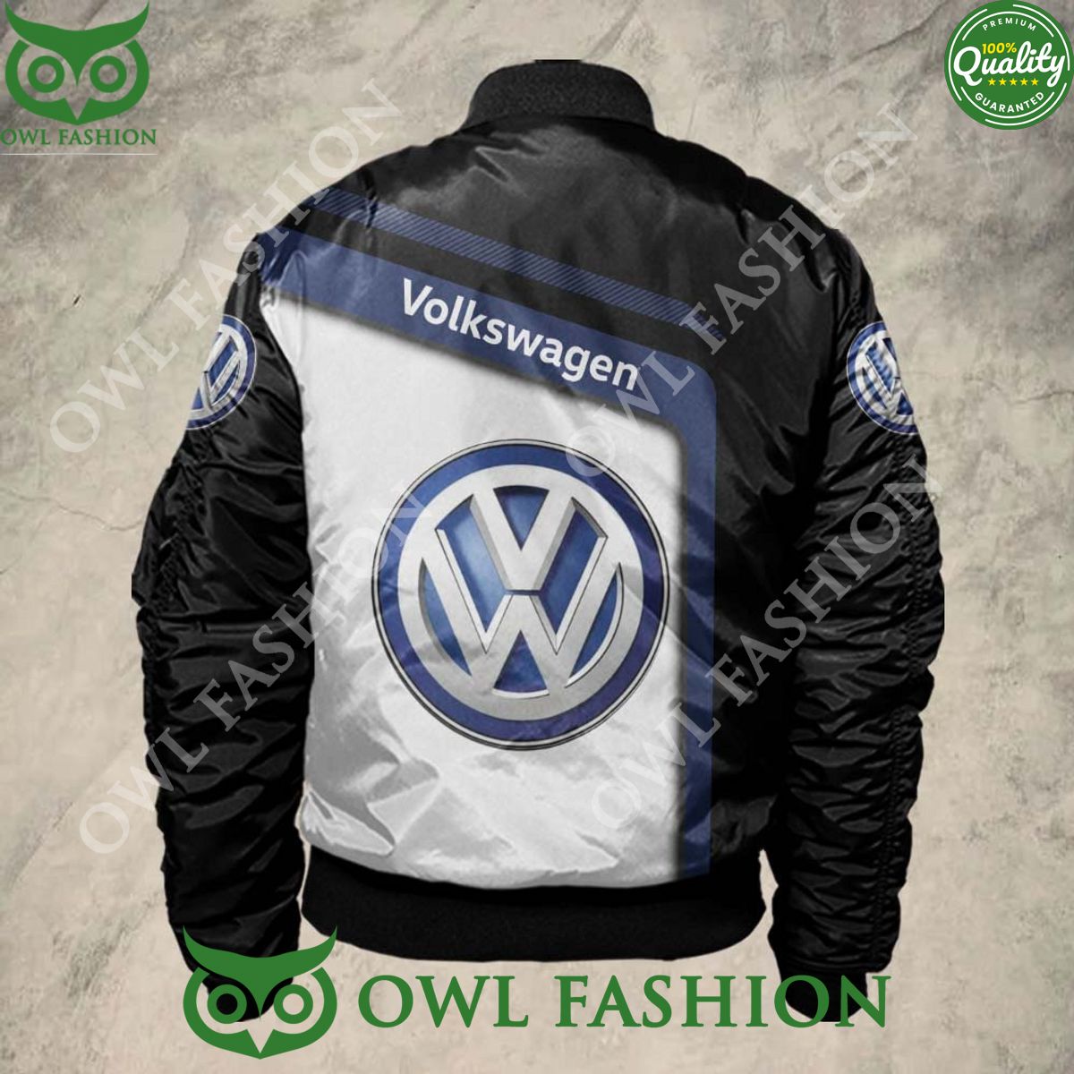 Limited Volkswagen Logo Brand 3D Bomber Jacket