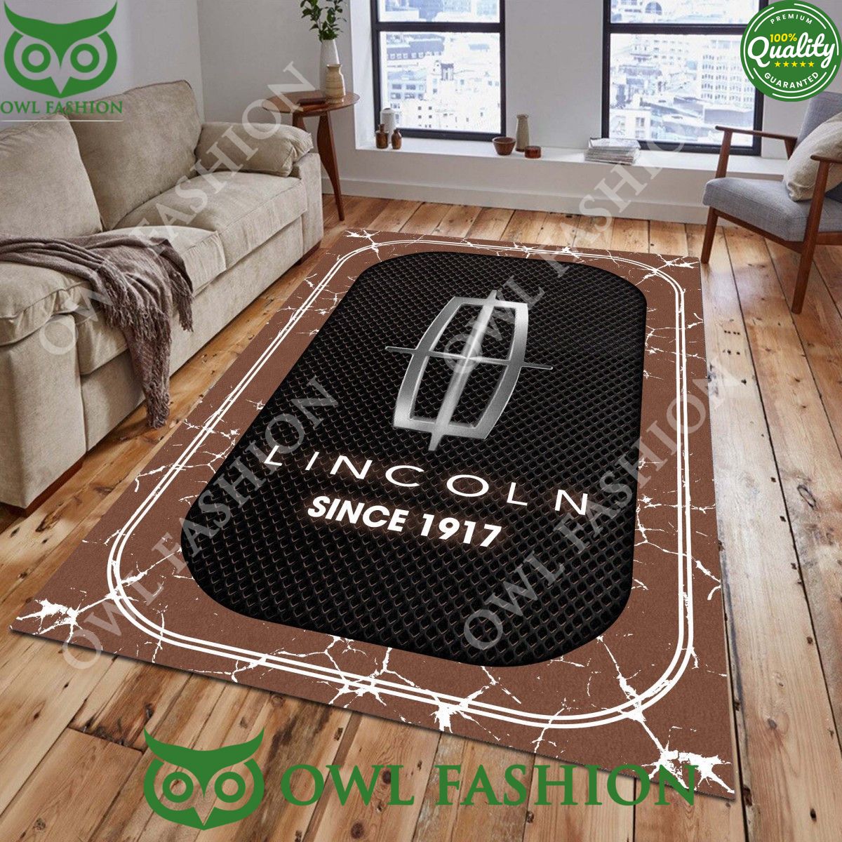Lincoln luxury SUV United States Ford division stone marble rug carpet