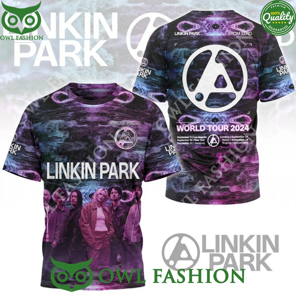 Linkin Park From Zero Studio Album rock World tour 2024 hoodie