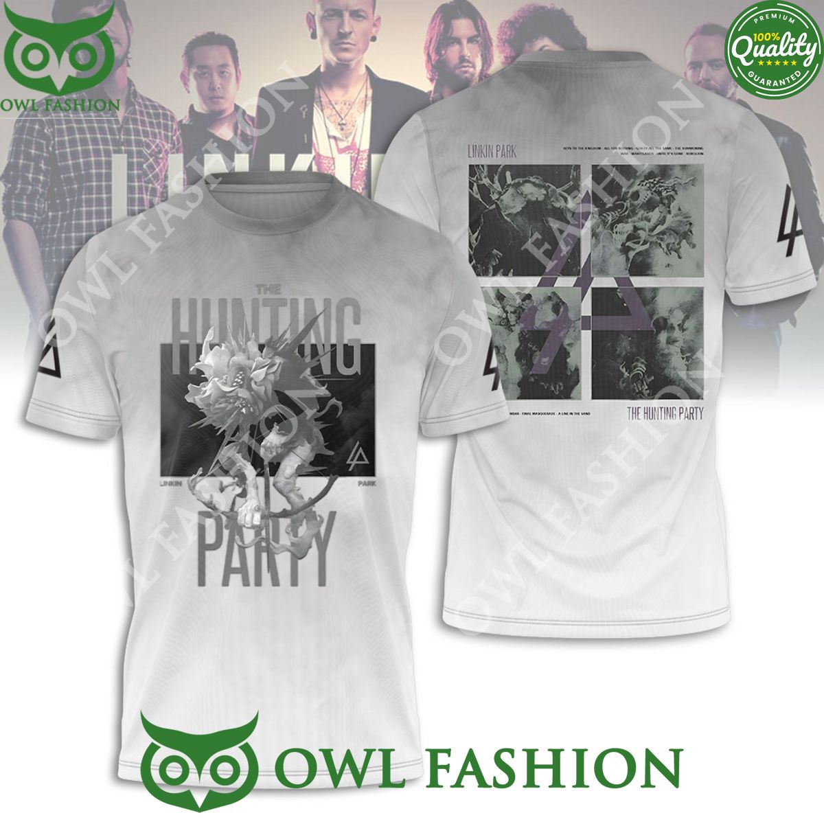 Linkin Park Hunting Party Limited 3D Tshirt Hoodie