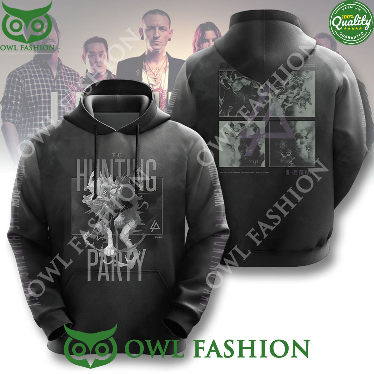 Linkin Park Hunting Party Limited 3D Tshirt Hoodie