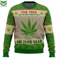 Lit This Year Weed Ugly Christmas Sweater