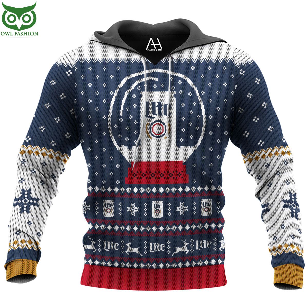 Lite Beer Brand Ugly Sweater Jumpers For Men