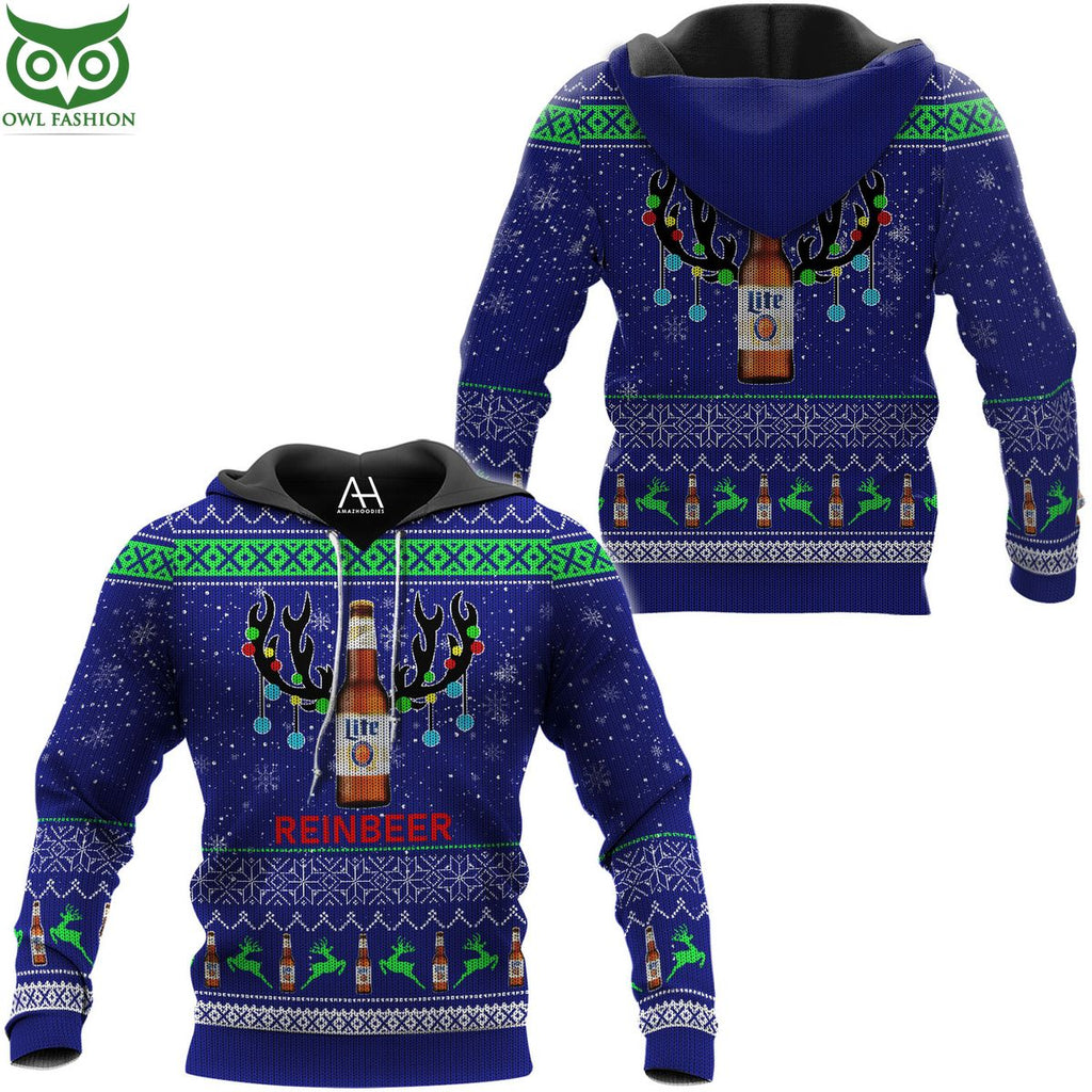 Lite Beer Reinbeer Ugly Sweater Jumpers For Men