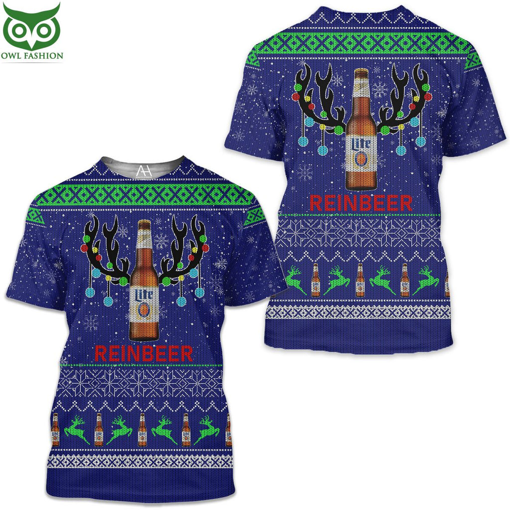 Lite Beer Reinbeer Ugly Sweater Jumpers For Men