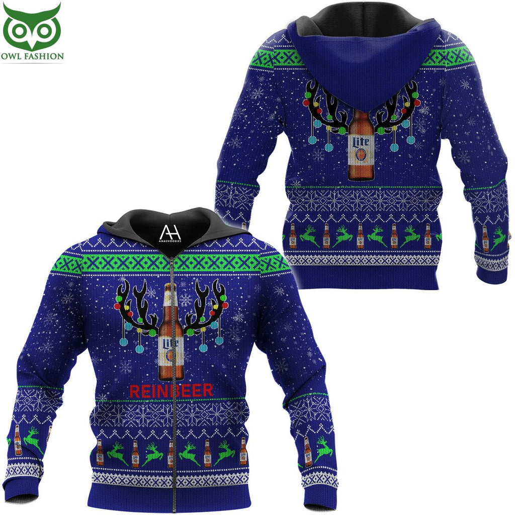 Lite Beer Reinbeer Ugly Sweater Jumpers For Men