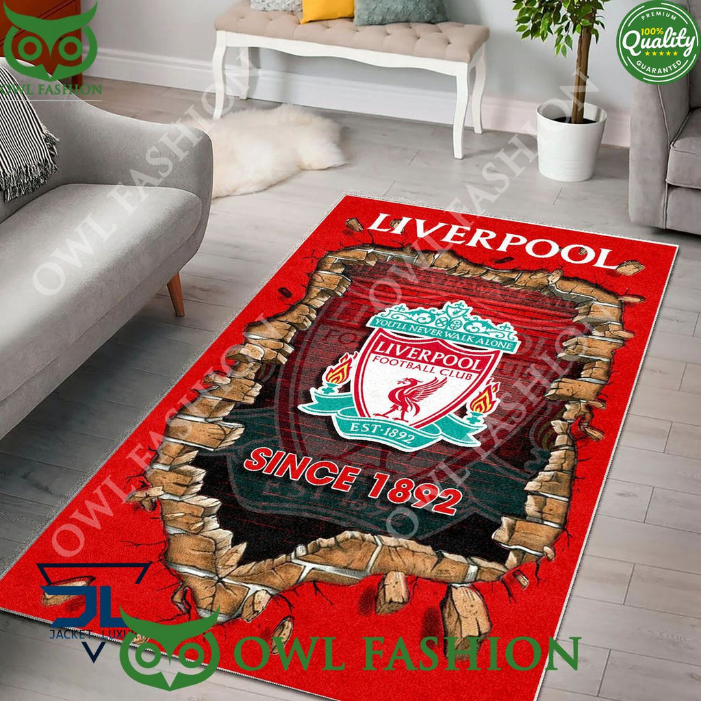 Liverpool F.C 1876 Premier League Living Room Carpet