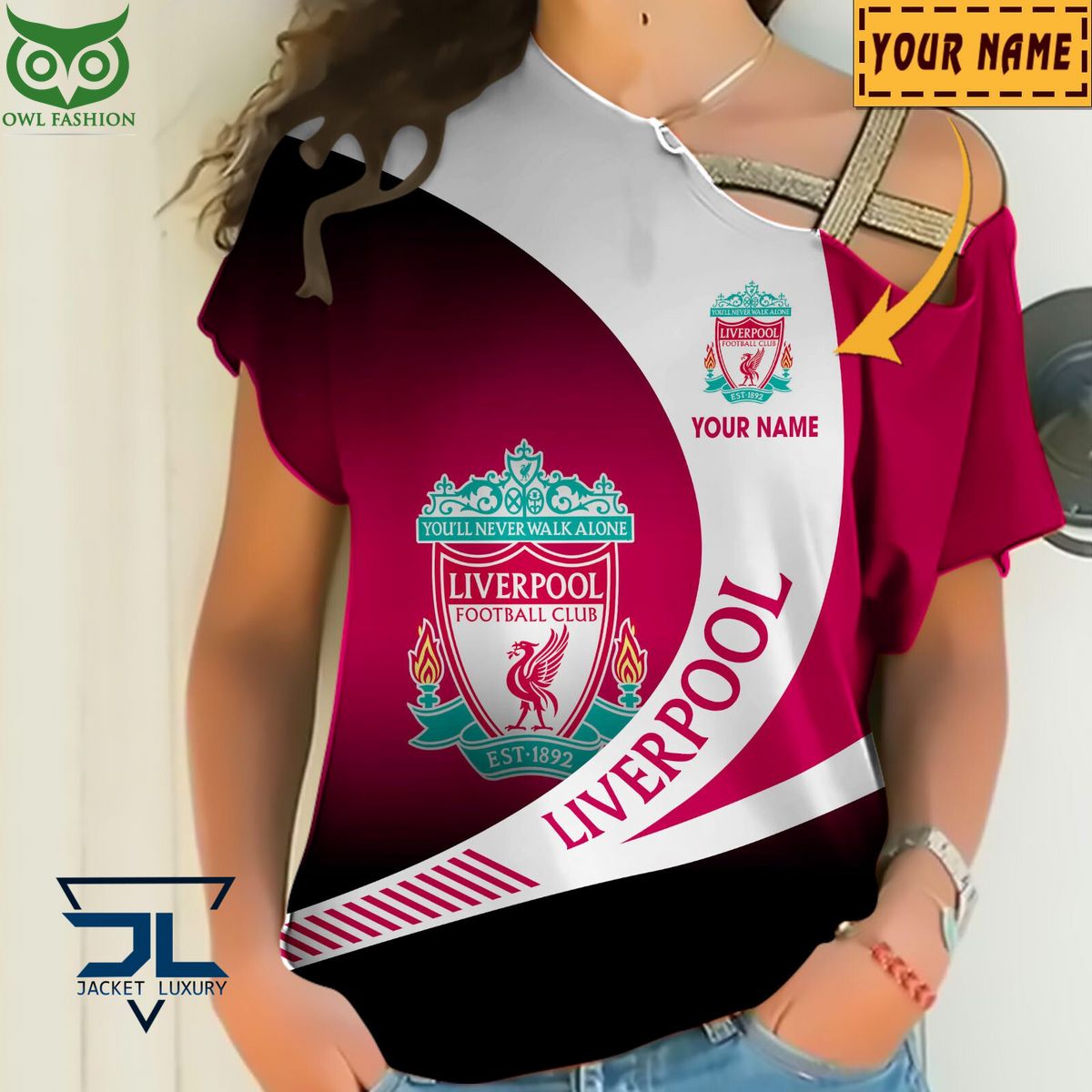 Liverpool F.C Premier League 2023 Customized 3D Polo Tshirt