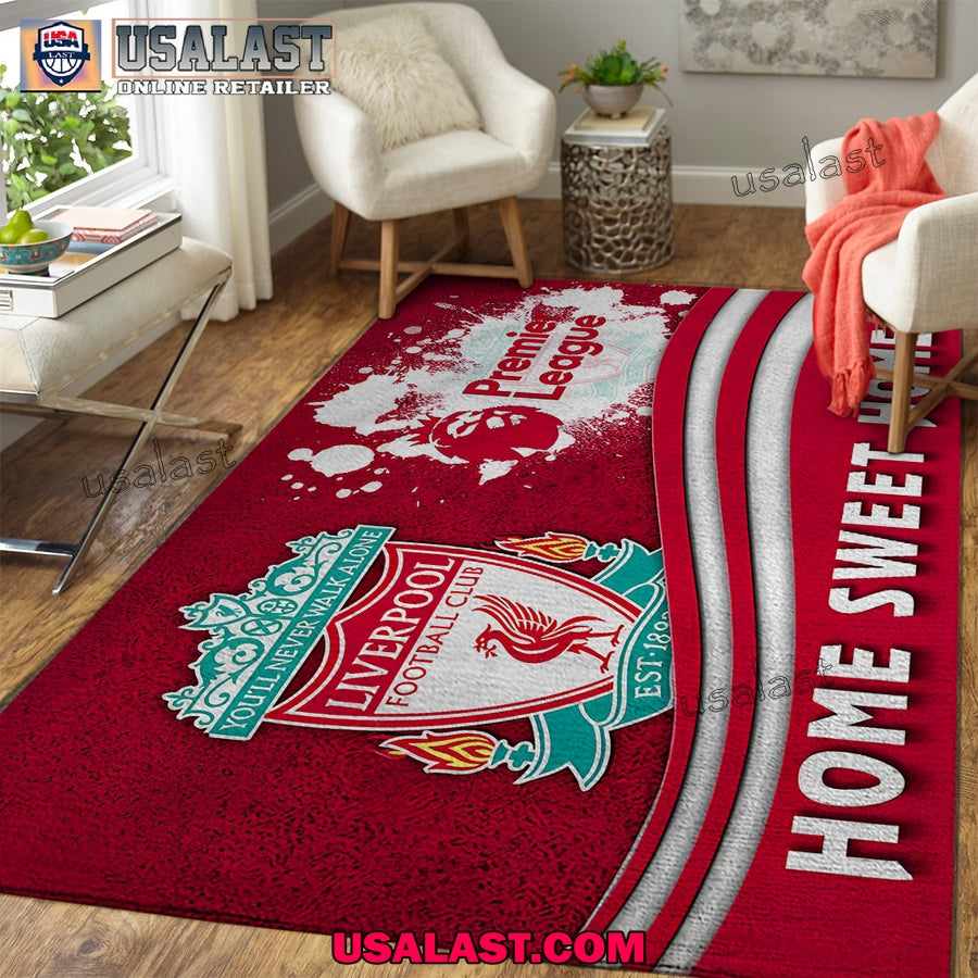 Liverpool FC Home Sweet Home Rectangular Rug