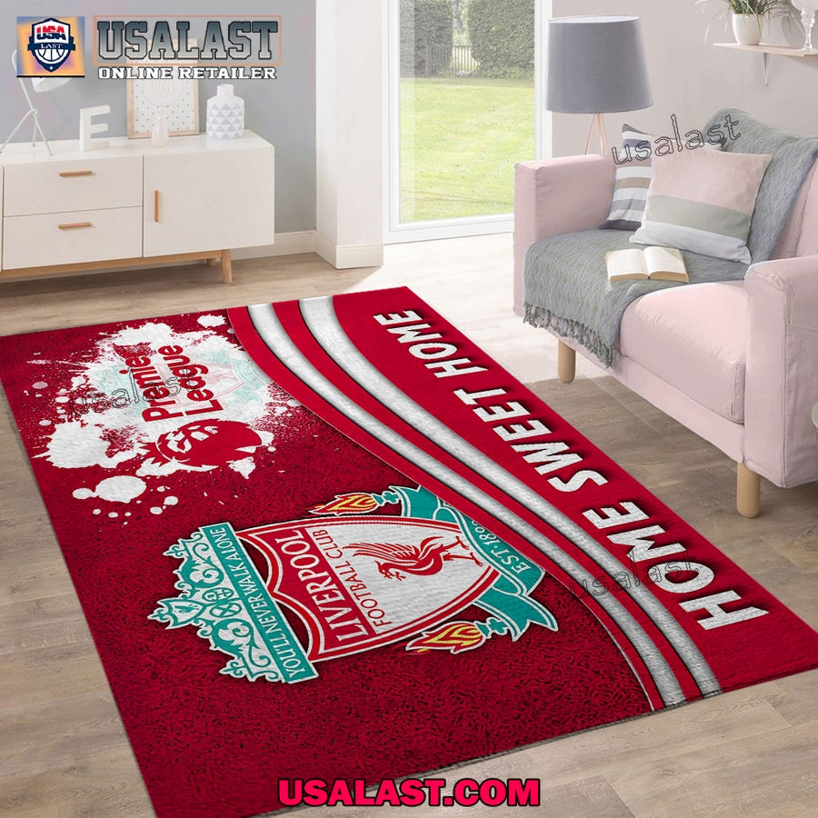 Liverpool FC Home Sweet Home Rectangular Rug