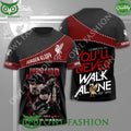 Liverpool x Jürgen Klopp You never walk alone 3D t shirt