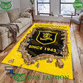 Livingston F.C. 1786 Scottish Broken Wall Living Room Carpet