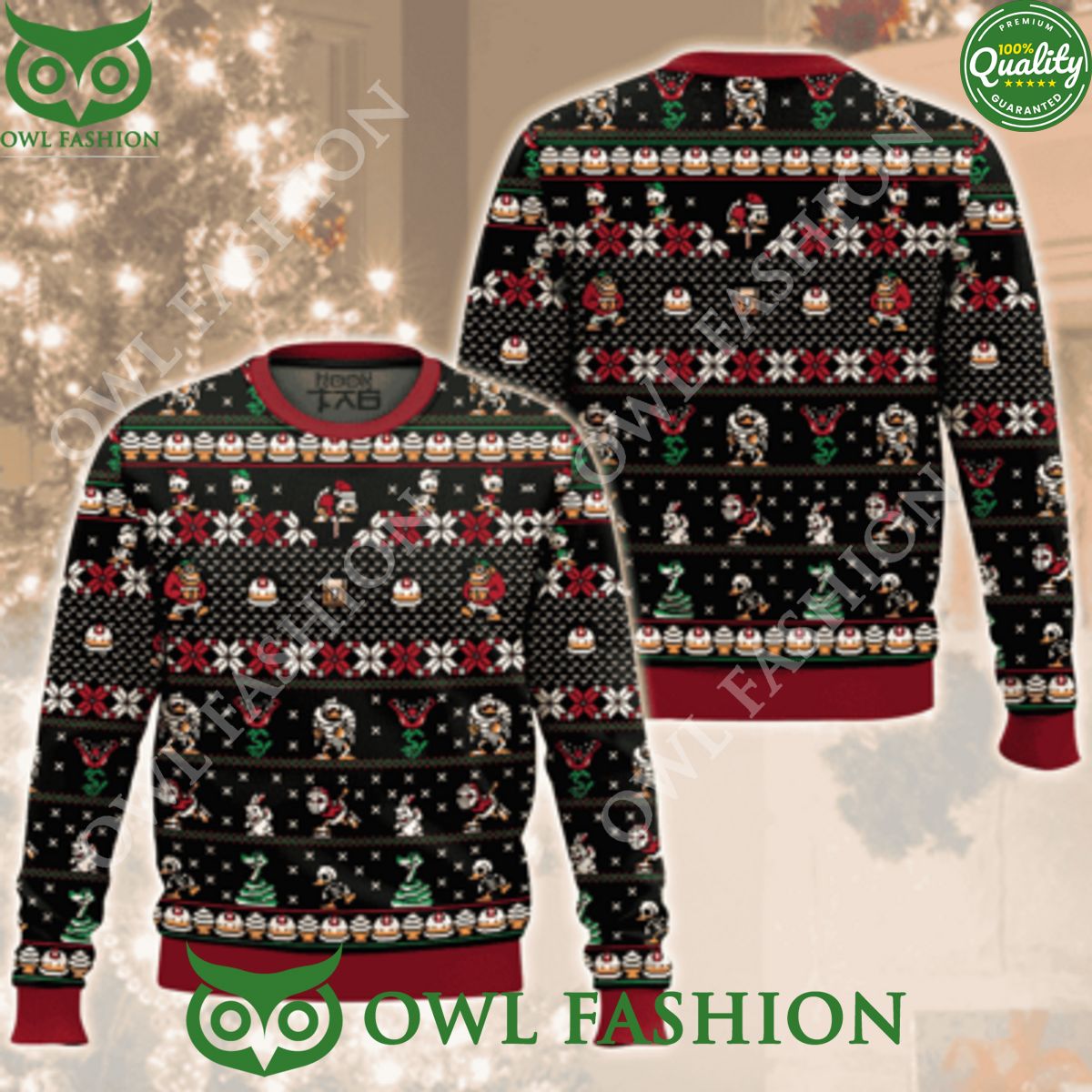 Uncle Scrooge DuckTales Xmas Ugly Sweater