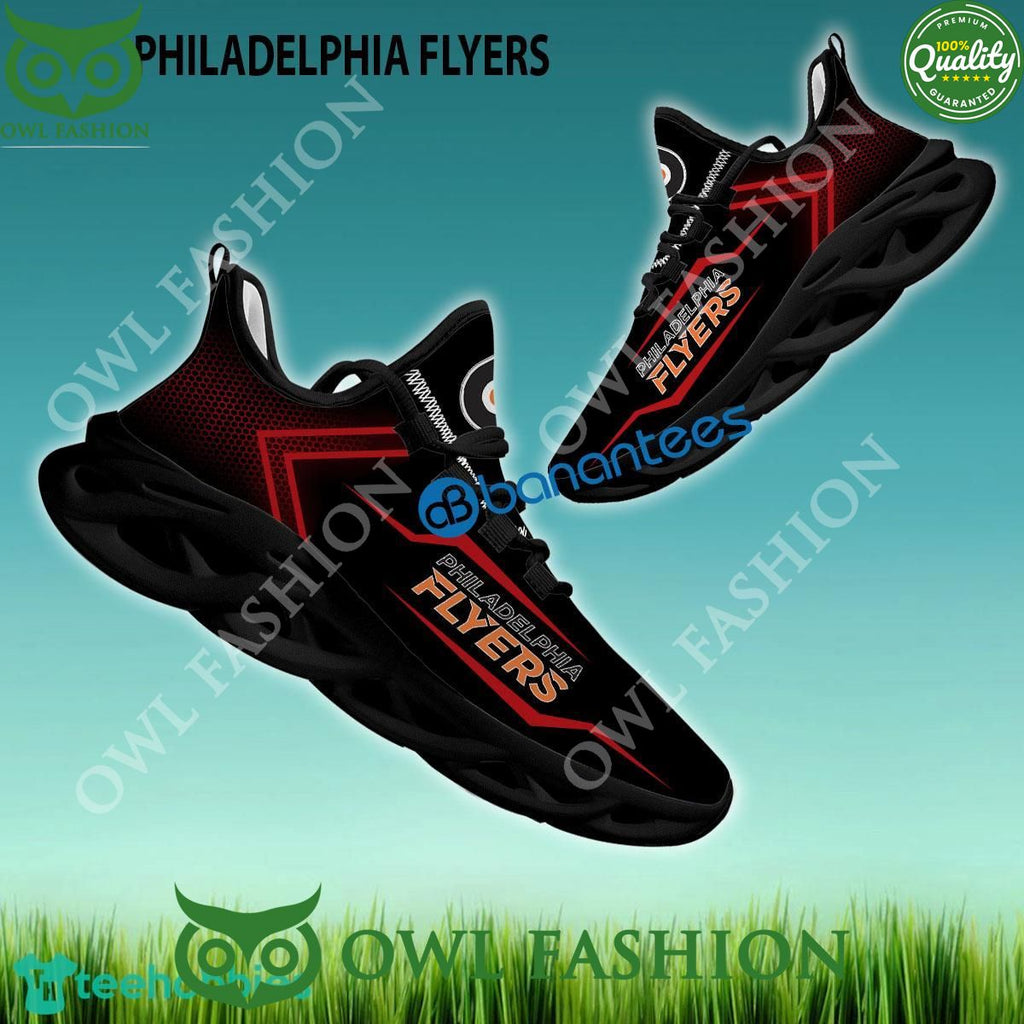 Philadelphia Flyers Ice Hockey team Sneaker Motivate Max Soul Shoes