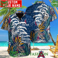 Los Angeles Angels MLB Sea Waves Pattern Personalized Hawaii Shirt