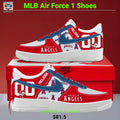 Los Angeles Angels Personalized Air Force 1 Shoes