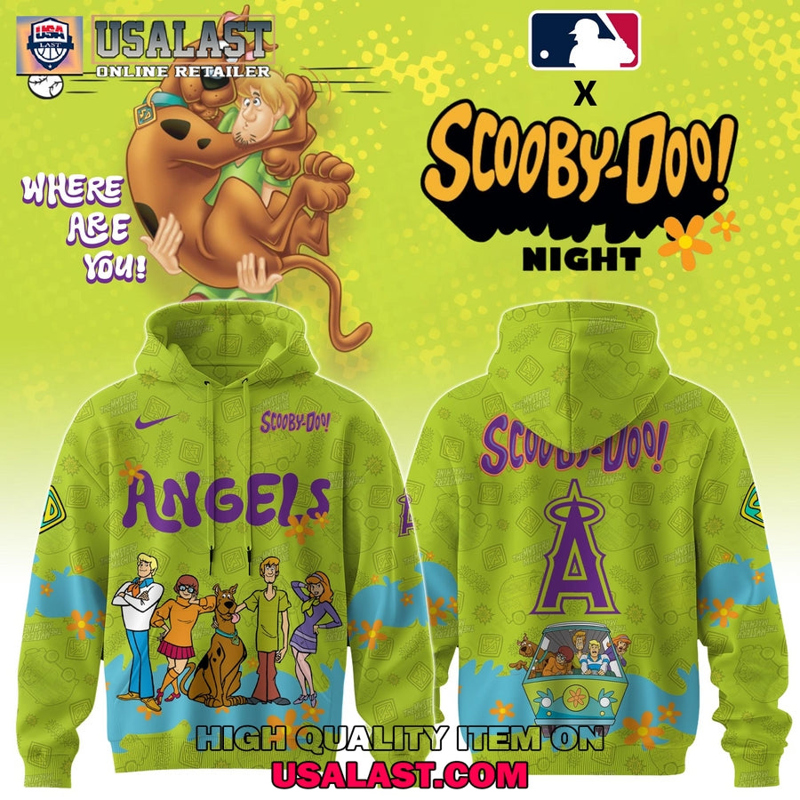 Los Angeles Angels Scooby Doo Night 3D Hoodie Set