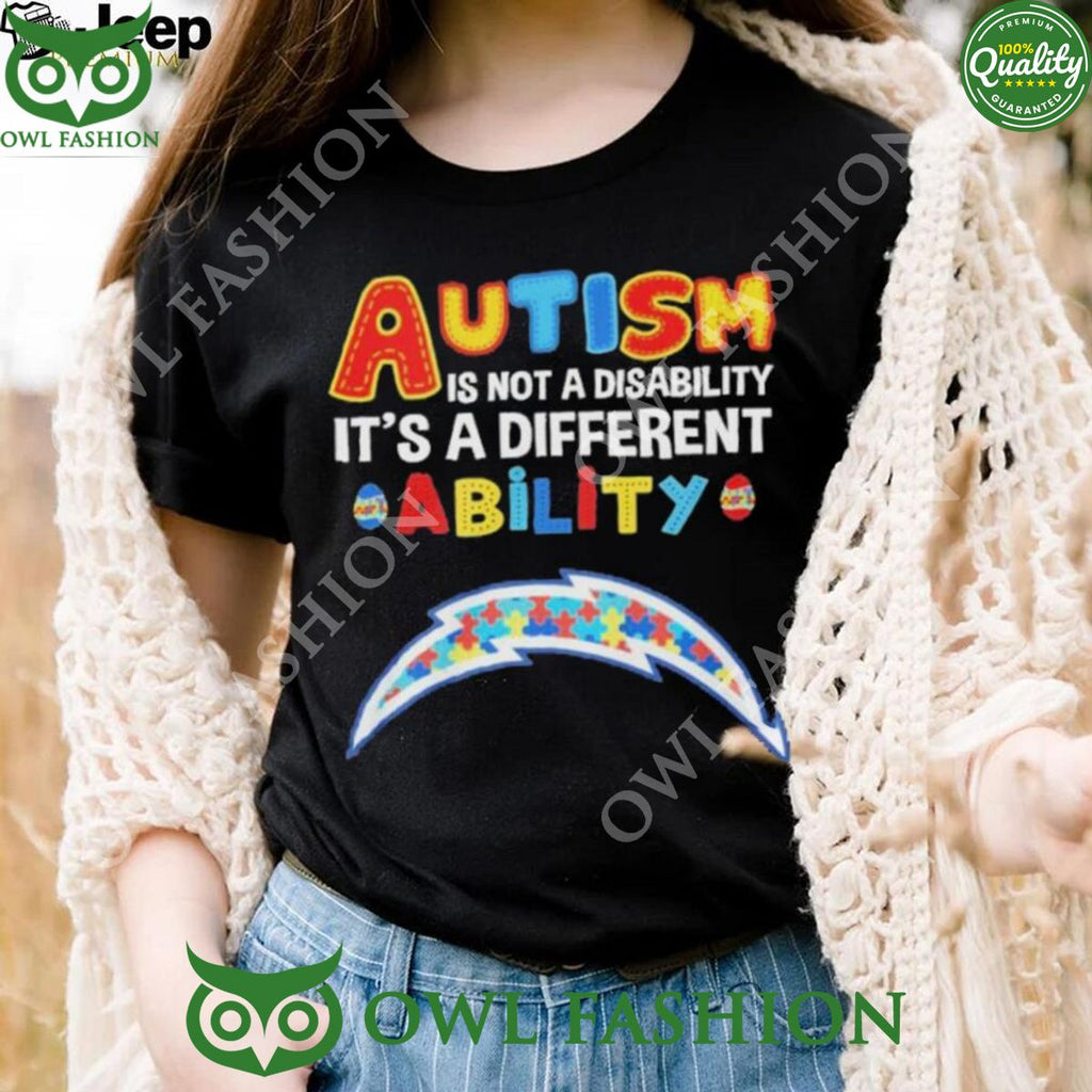 Los Angeles Chargers Autism Its a Different 2024 Shirt