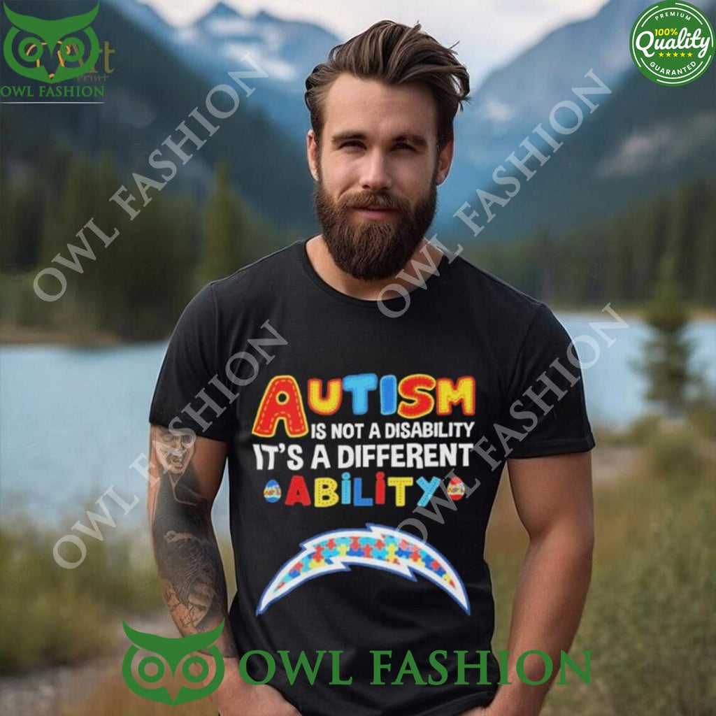 Los Angeles Chargers Autism Its a Different 2024 Shirt