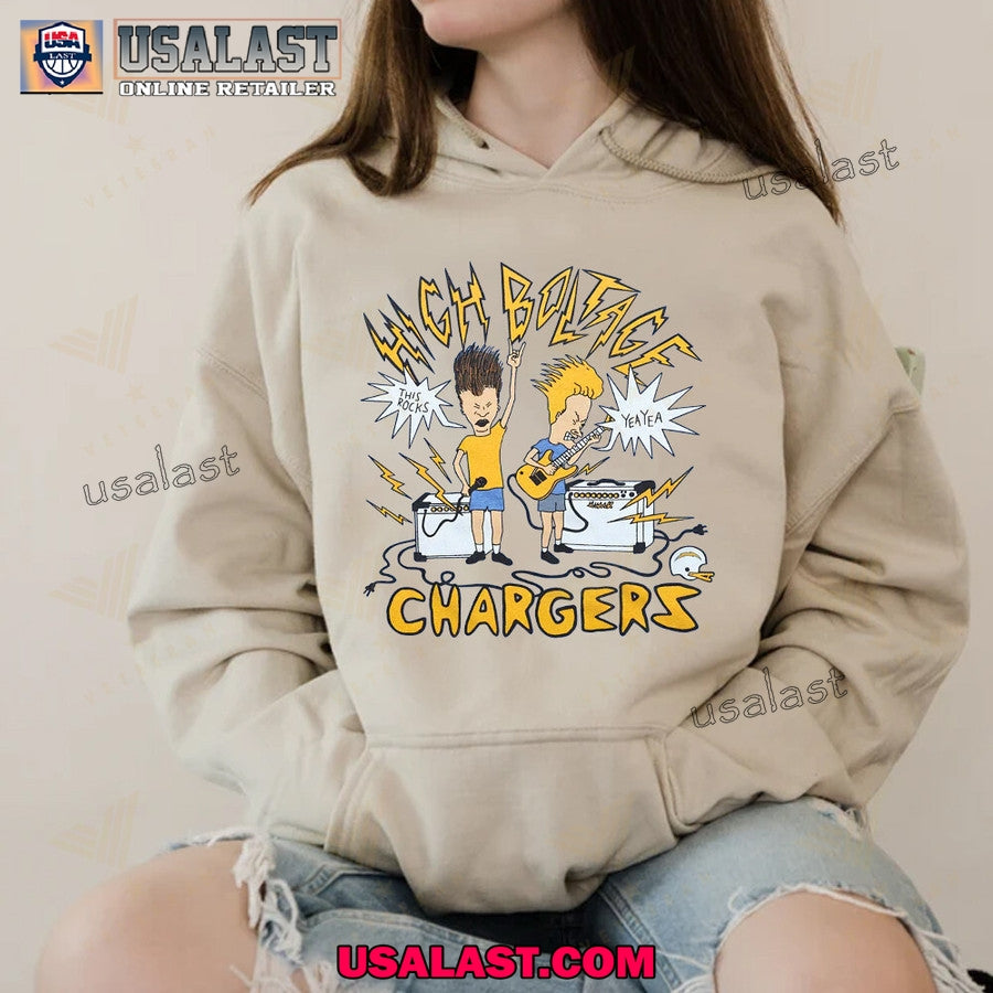 Los Angeles Chargers x Beavis and Butthead Apparel Tee Shirt, Sweatshirt