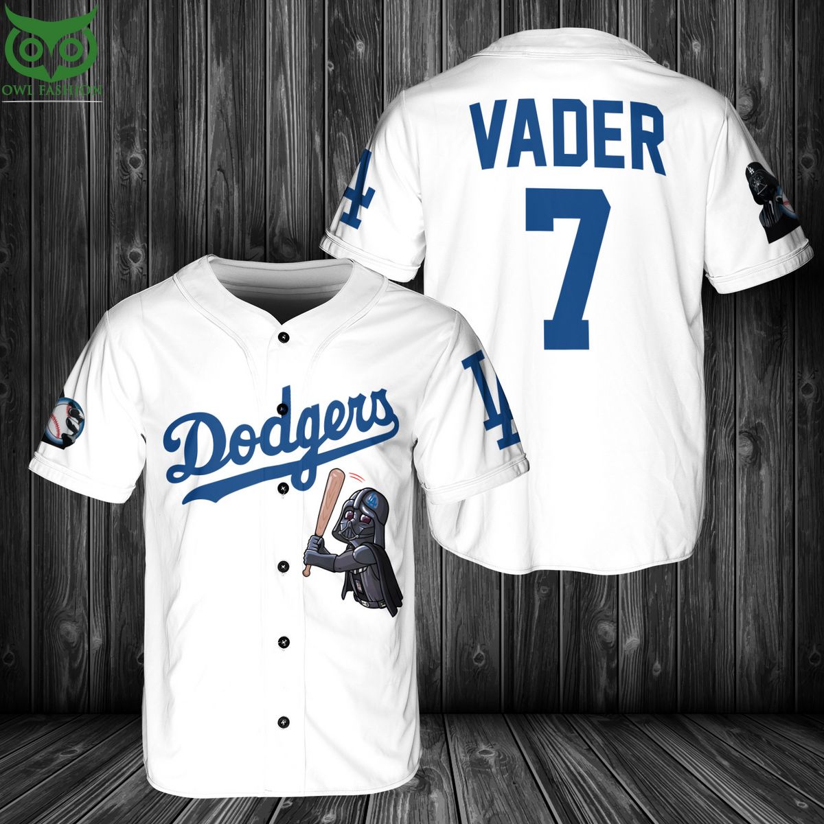 Los Angeles Dodgers Darth Vader Baseball Jersey