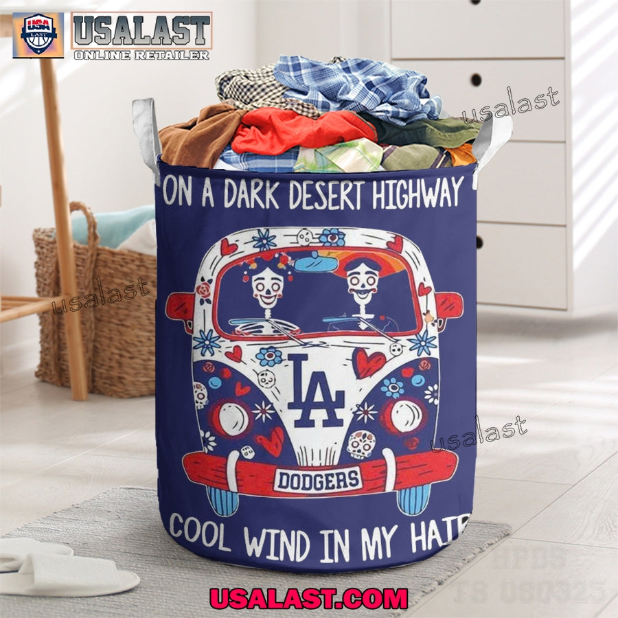 Los Angeles Dodgers Day of The Dead 2025 Laundry Basket